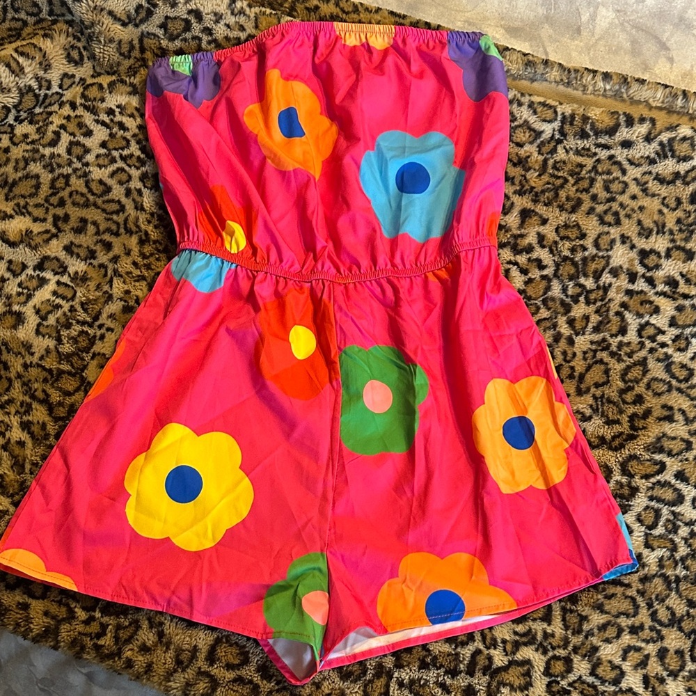 SHEIN Vibrant Floral Jumpsuit